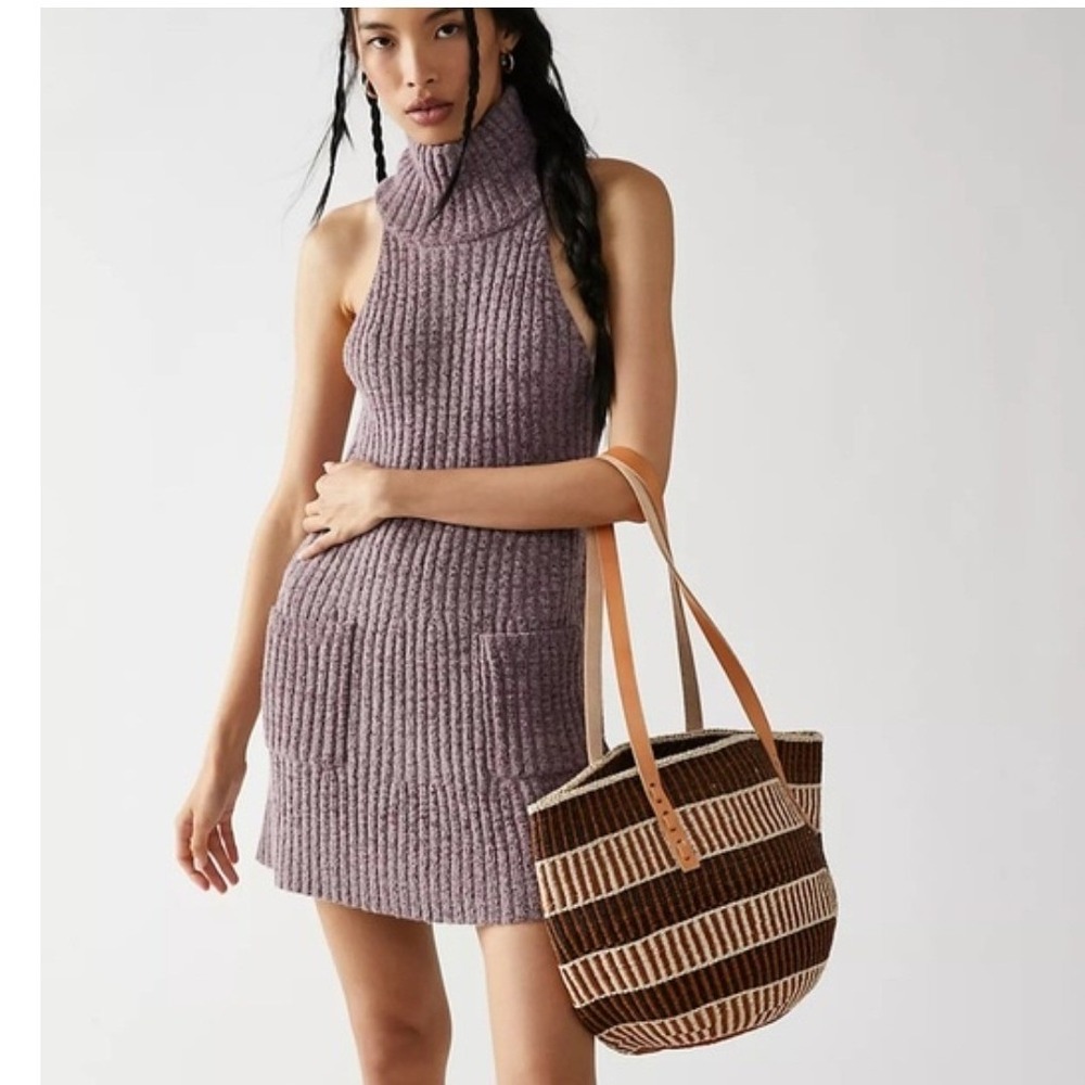 Free People Dress Claude Mini Sweater Dress Size M